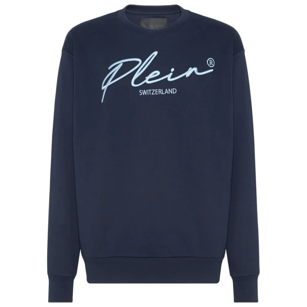 Heren Philipp Plein Sweatshirt LS Signature