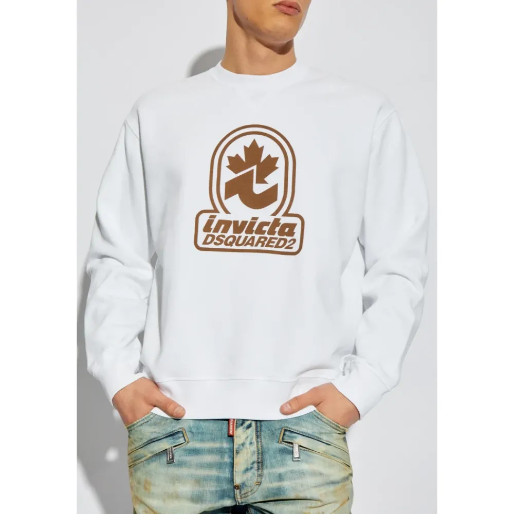 Heren Dsquared2 Truien & Vesten^Sweatshirt met print