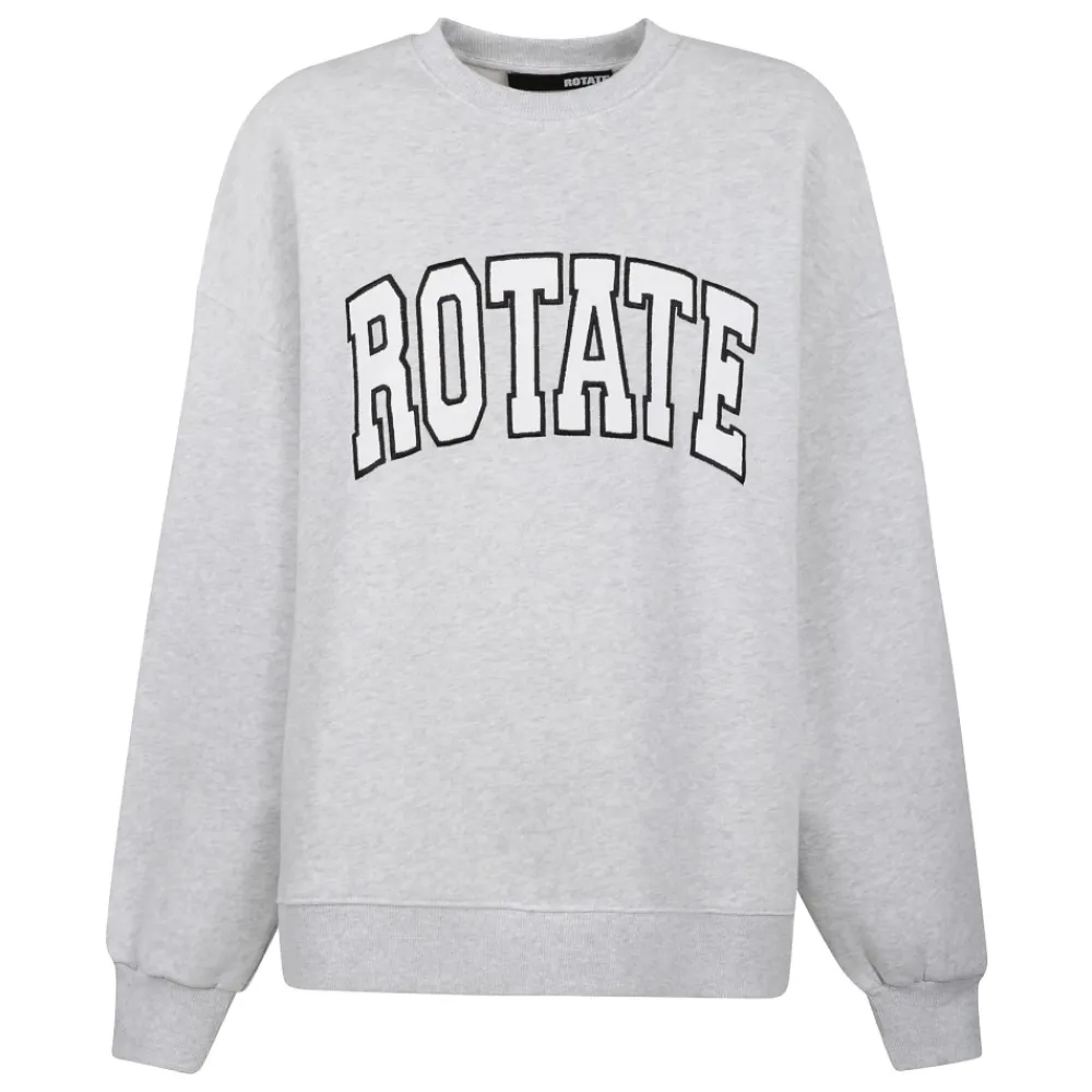 DAMES ROTATE Birger Christensen Sweatshirt met ronde hals en borduursel