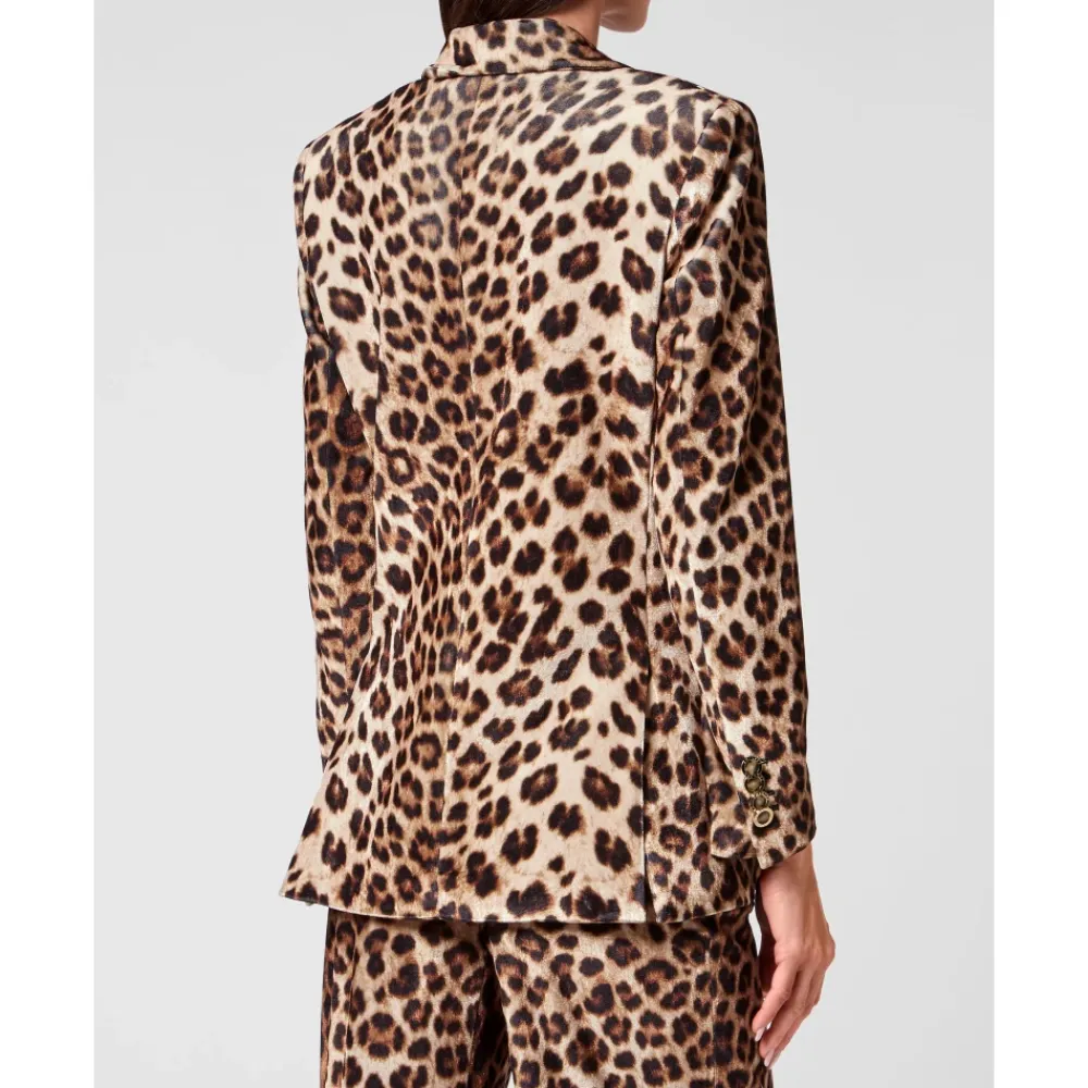 DAMES Philipp Plein Jassen^Tailleur Jacket Leopard