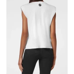 DAMES Philipp Plein Tank Top Padded Shoulder