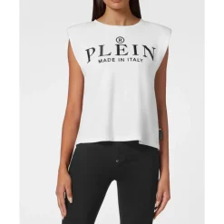 DAMES Philipp Plein Tank Top Padded Shoulder