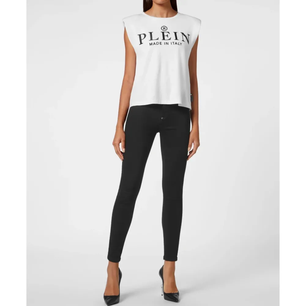 DAMES Philipp Plein Tank Top Padded Shoulder