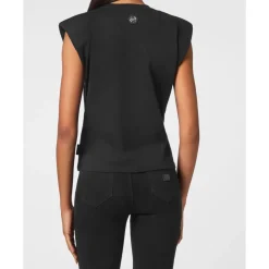 DAMES Philipp Plein Shirts^Tank Top Padded Shoulder Skull