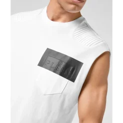 Heren Philipp Plein Tanktop Padding Details Hexagon