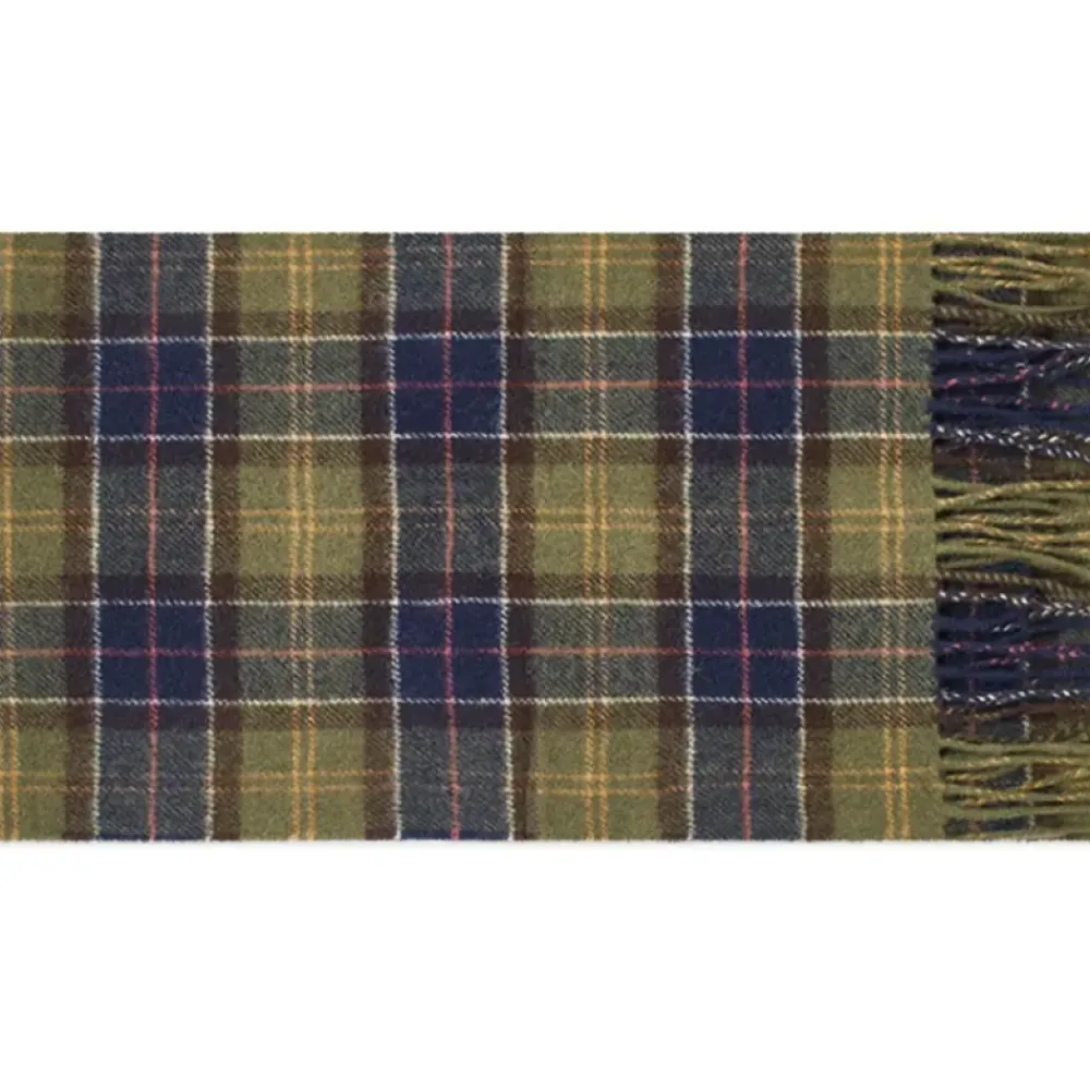 Heren Barbour Tartan Lambswool Scarf Classic-Bufandas