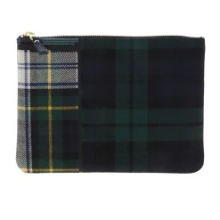 DAMES Comme des Garçons Tartan Patchwork Pouch