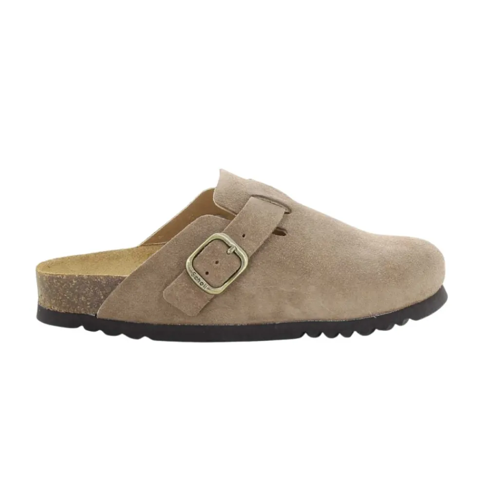 DAMES Scholl Taupe Damesschoenen Stijlvol Model