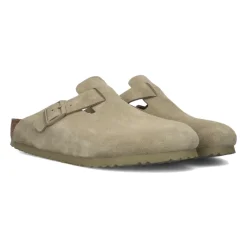 Heren Birkenstock Taupe Instappers Boston Heren