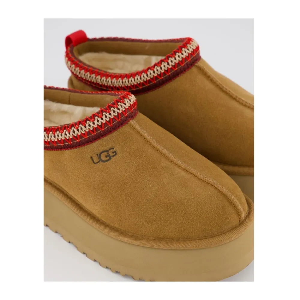 DAMES UGG Tazz Pantoffels Chestnut