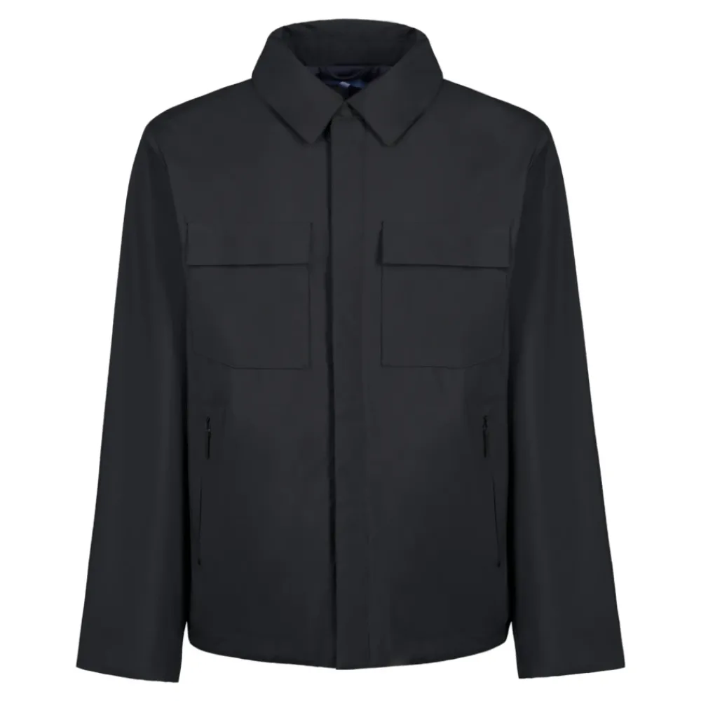 Heren People of Shibuya Overhemden^Technisch stofshirt met thermische isolatie