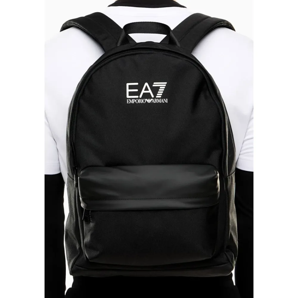 DAMES Emporio Armani EA7 Rugzakken|Rugzakken^Technische Stoffen Ronde Rugzak
