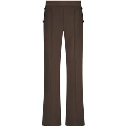 DAMES Tramontana Broeken^Technische Sweat Broek met Wijde Pijpen