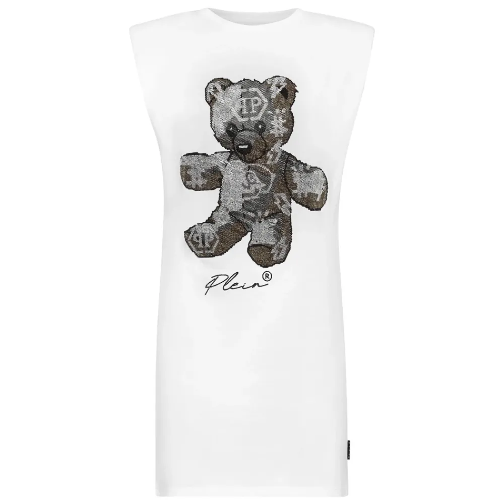 DAMES Philipp Plein Teddy Bear Short Dress