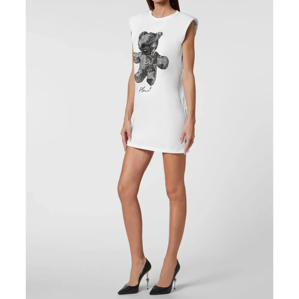 DAMES Philipp Plein Teddy Bear Short Dress