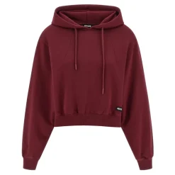 DAMES ROTATE Birger Christensen Hoodies & Sweatvesten^Terry Back Cropped Hoodie