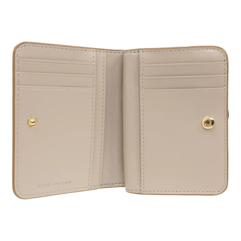 DAMES Marc Jacobs Portefeuilles^The Covered J Marc Mini Compact Portemonnee