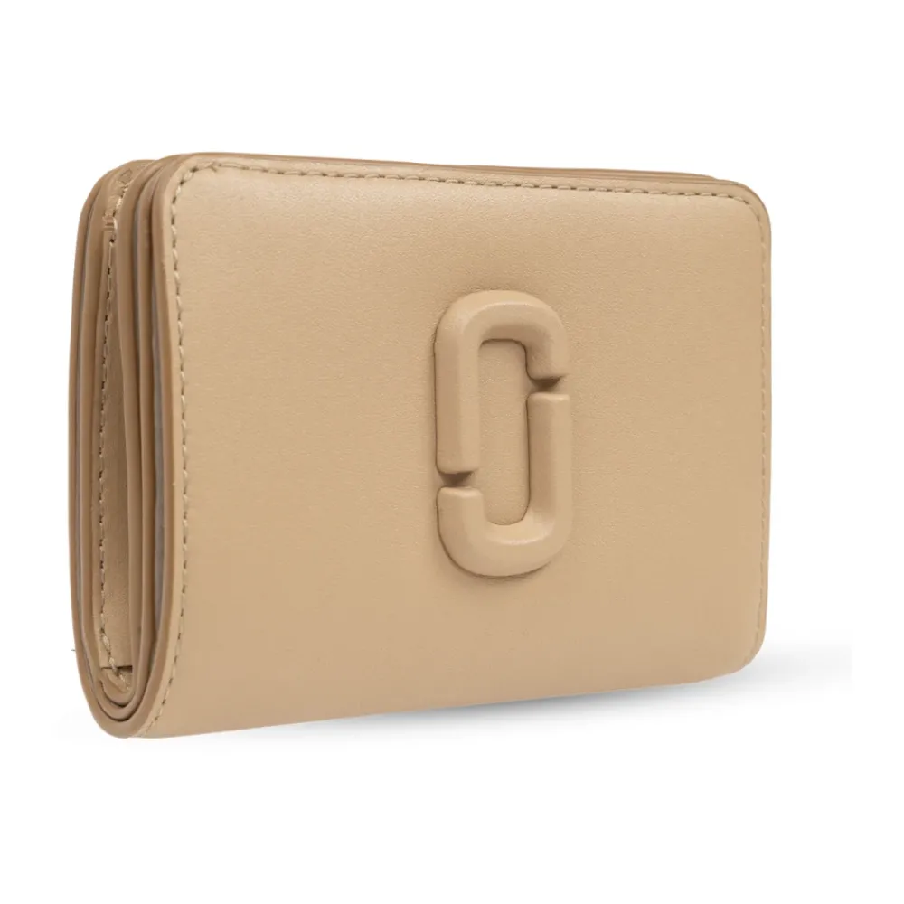 DAMES Marc Jacobs Portefeuilles^The Covered J Marc Mini Compact Portemonnee