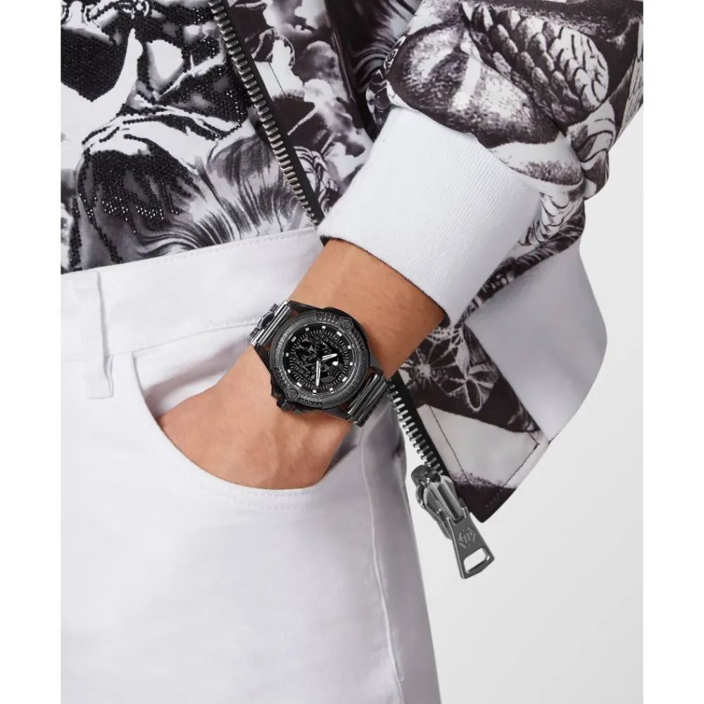 Heren Philipp Plein The $kull Synthetic Horloge