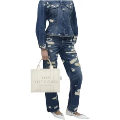 DAMES Marc Jacobs The Leather Medium Tote Tas