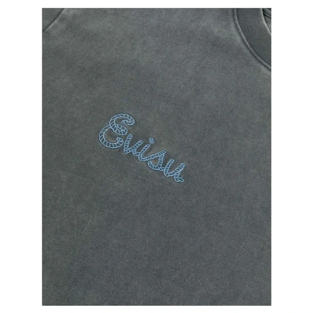 Heren Evisu Tiger Seagull Rope Logo T-Shirt