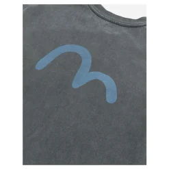Heren Evisu Tiger Seagull Rope Logo T-Shirt