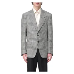Heren Tom Ford Kostuums^Tijdloze Check Blazer