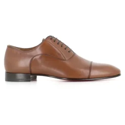 Heren Christian Louboutin Nette Schoenen^Tobacco Oxford Platte Schoenen
