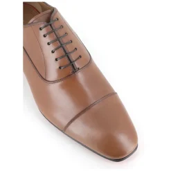 Heren Christian Louboutin Nette Schoenen^Tobacco Oxford Platte Schoenen