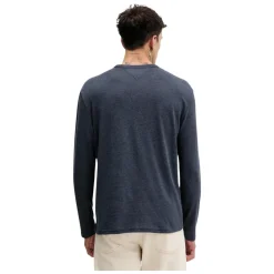 Heren Tommy Jeans Tonal Badge Long Sleeve T-Shirt