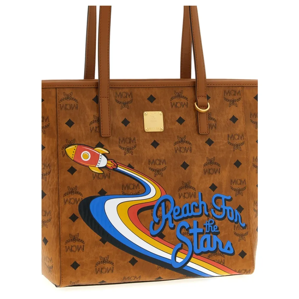 DAMES MCM Toni Top-Zip Shopper