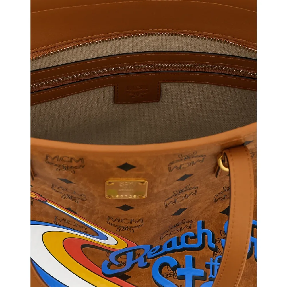 DAMES MCM Toni Top-Zip Shopper