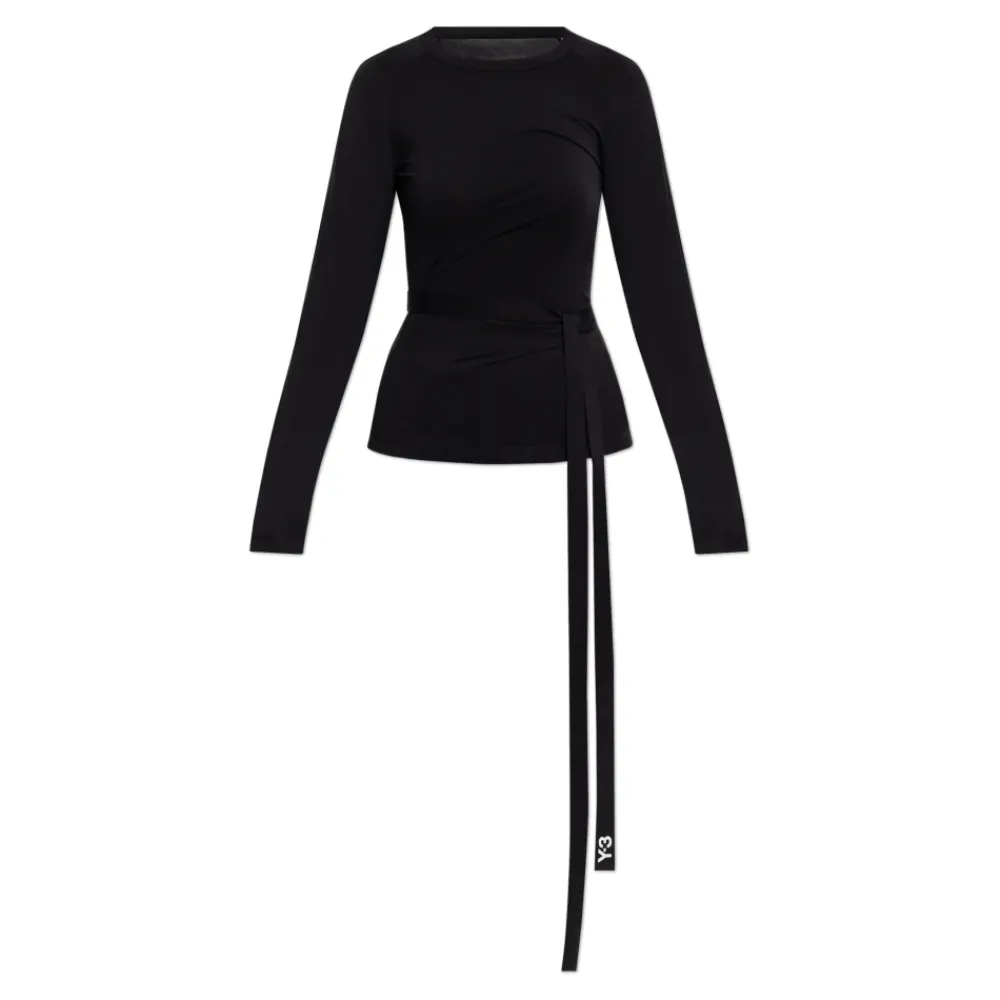 DAMES Y-3 Shirts^Top met decoratieve afwerking