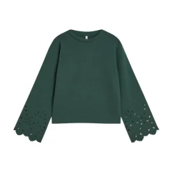 DAMES Summum Woman Top met geborduurde mouw