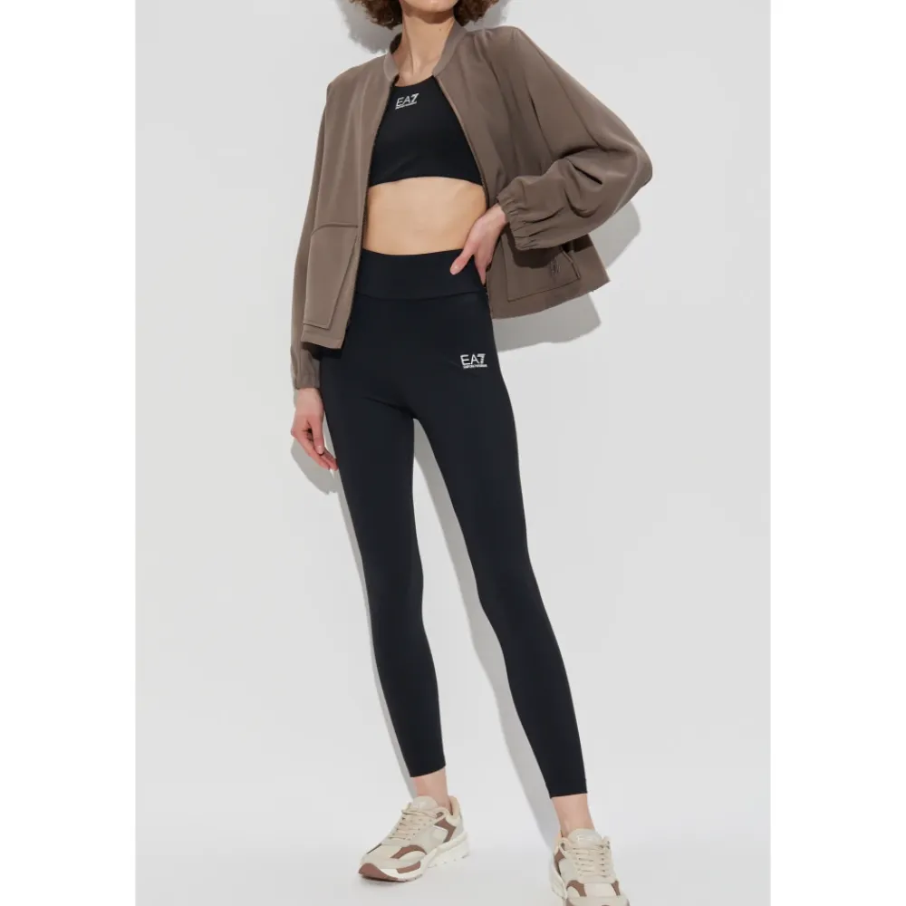 Emporio Armani EA7 Trainingsbroeken^Trainingslegging met bedrukt logo
