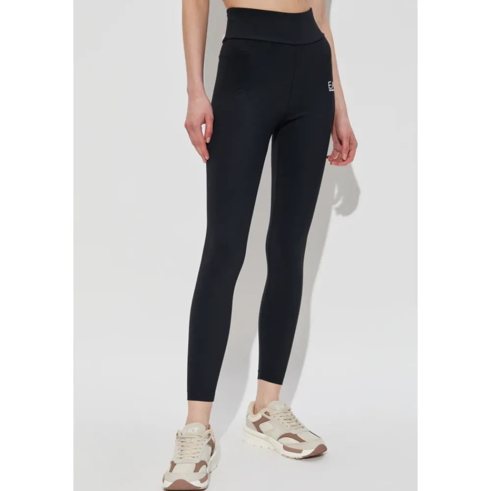 Emporio Armani EA7 Trainingsbroeken^Trainingslegging met bedrukt logo