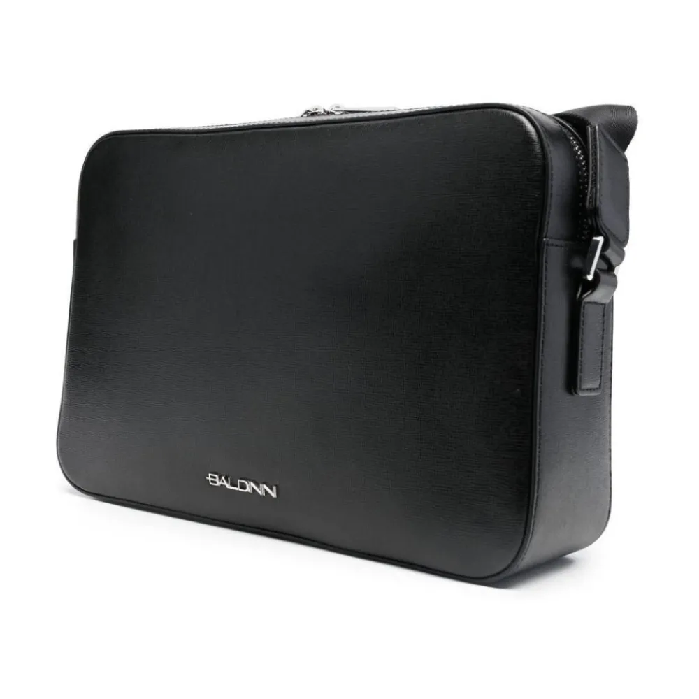 Heren Baldinini Tassen^Trend Kalfsleren Messenger Bag