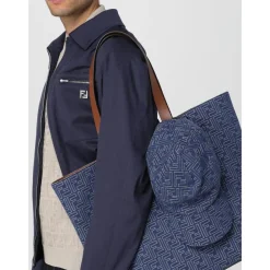 Heren Fendi Trendy Patroon Baseballpet voor Zonbescherming