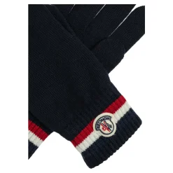 Heren Moncler Handschoenen^Tricolor Wollen Handschoenen