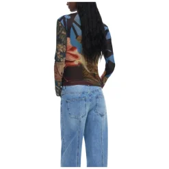 DAMES Desigual TS Dragon Lacroix Longsleeve