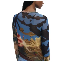 DAMES Desigual TS Dragon Lacroix Longsleeve
