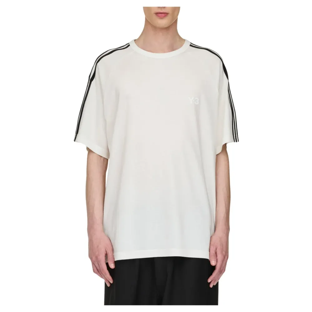 Heren Y-3 T-Shirt 3 Stripes