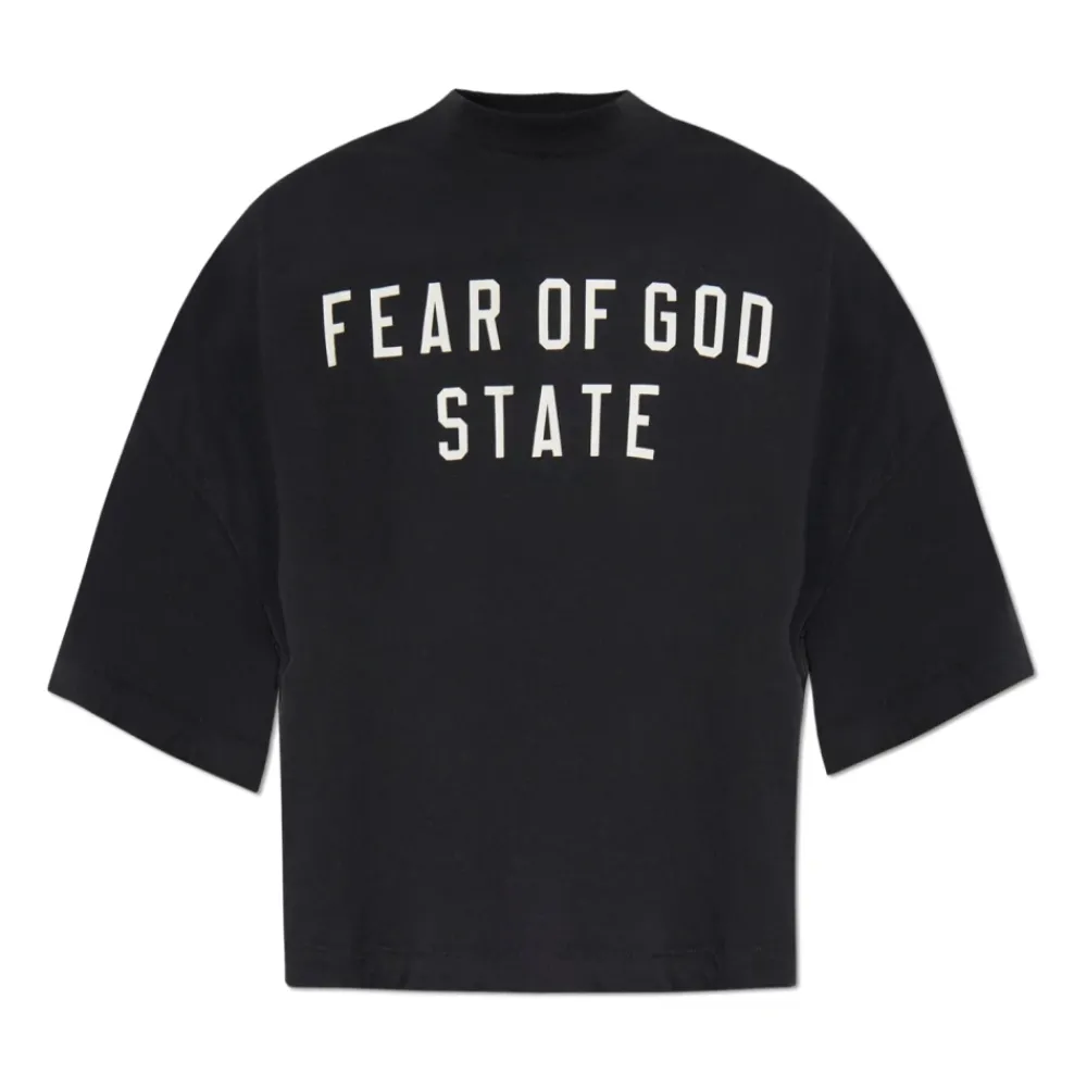 DAMES Fear Of God T-shirt met bedrukt logo