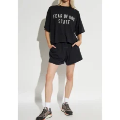 DAMES Fear Of God T-shirt met bedrukt logo