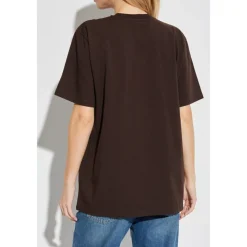 DAMES ROTATE Birger Christensen T-shirt met Geborduurd Logo