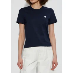 DAMES Ami Paris T-shirt met geborduurd logo