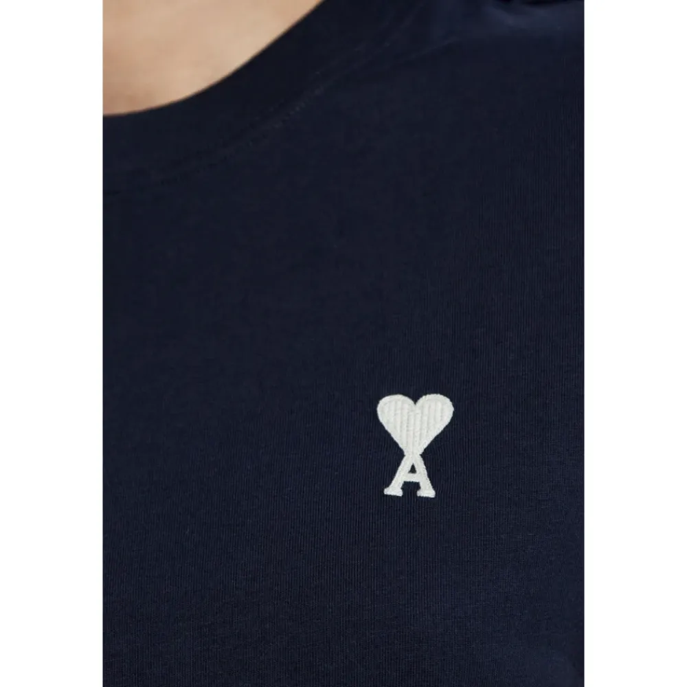 DAMES Ami Paris T-shirt met geborduurd logo