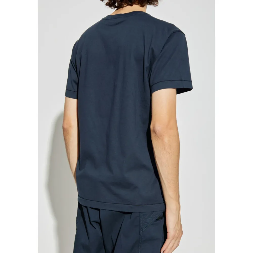 Heren Stone Island T-shirt met logo