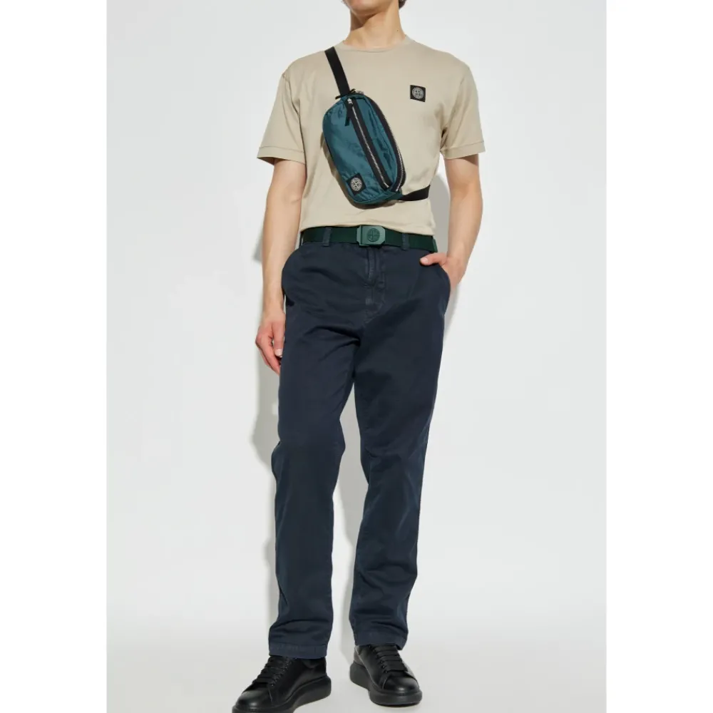 Heren Stone Island Shirts^T-shirt met logo