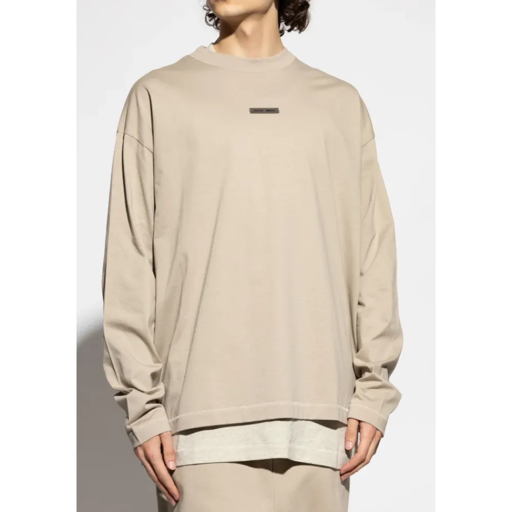 Heren Fear Of God Shirts^T-shirt met logo
